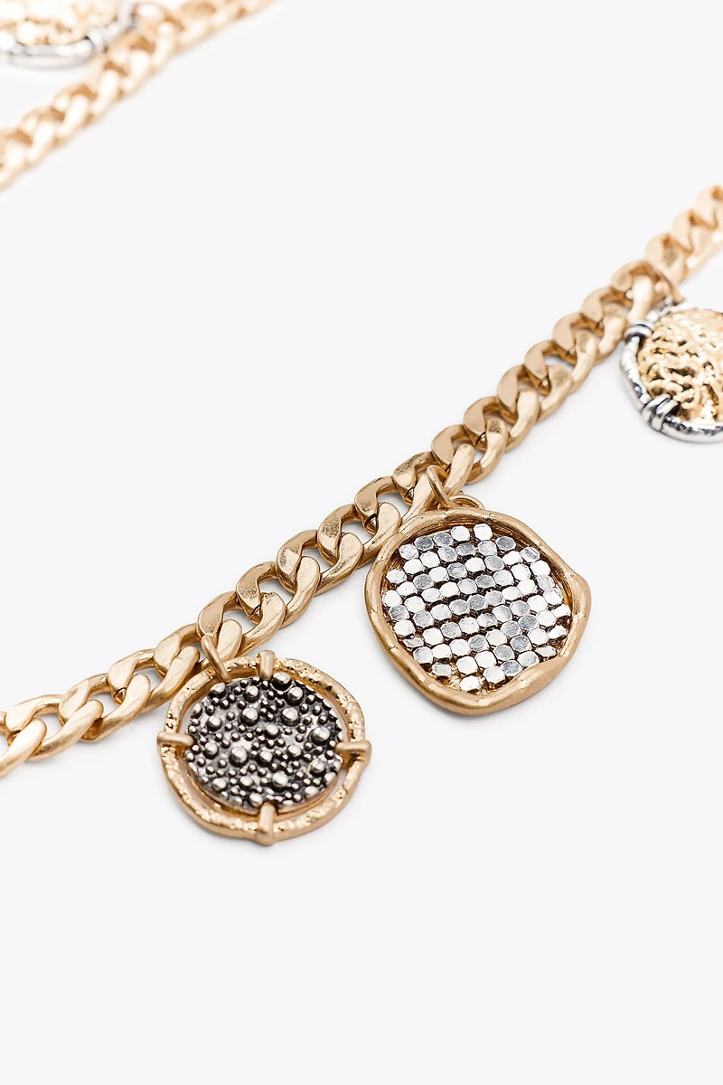 COIN METAL BELT