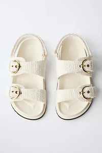 BUCKLED SANDALS
