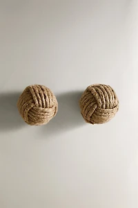 LOT DE BOUTONS MEUBLE NŒUD (LOT DE 2)