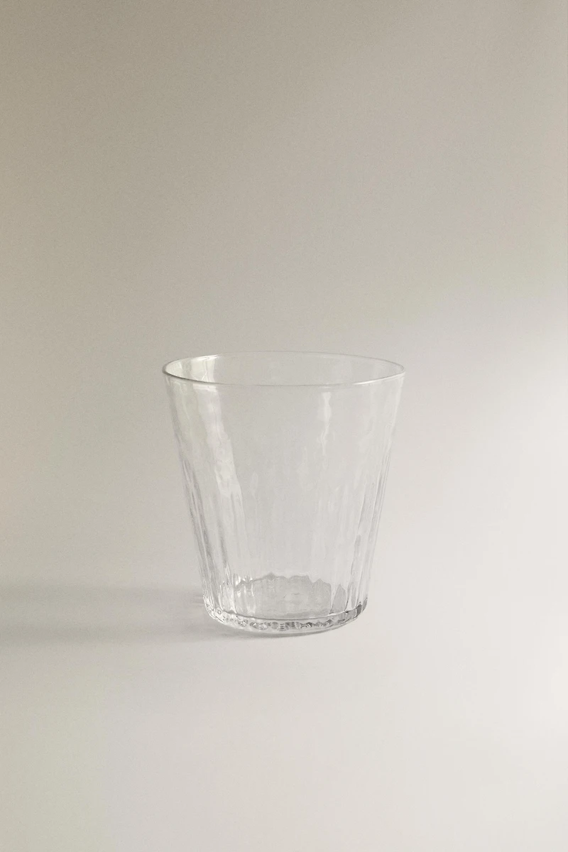 GOBELET VERRE MARTELÉ