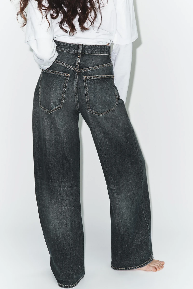 TRF HIGH WAIST EXTRA WIDE LEG JEANS