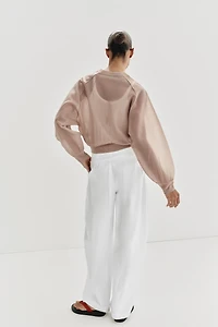 KNIT BOMBER JACKET