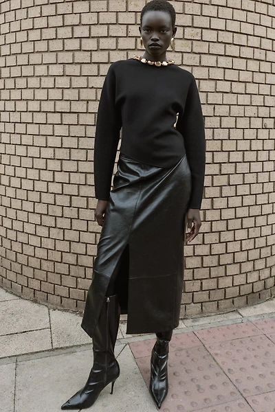 KNIT METALLIC BALL JUMPER