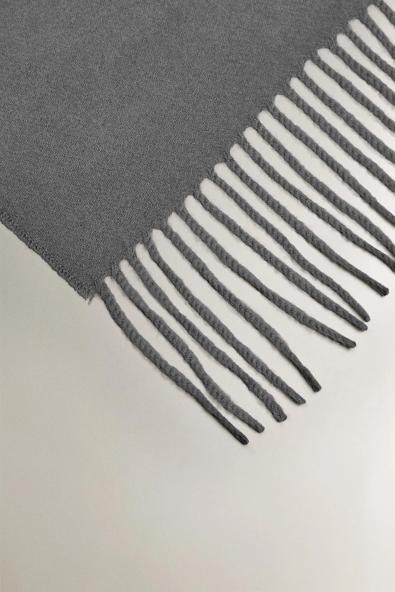 FRINGED SOFT BLANKET