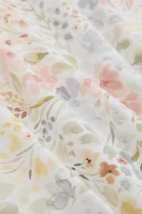 FLORAL PRINT DUVET COVER