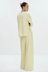 INTERLOCK SLIT T-SHIRT