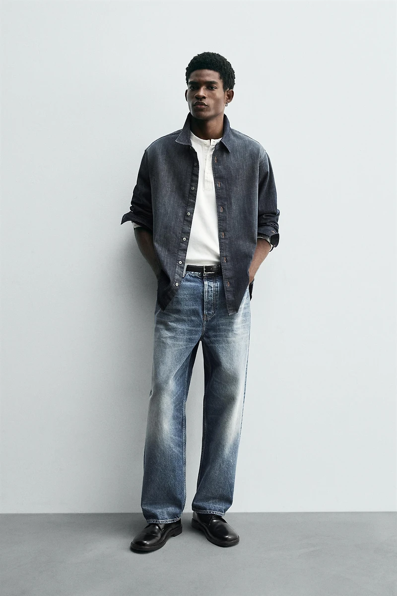WASHED DENIM SHIRT