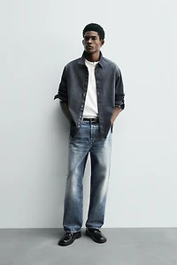WASHED DENIM SHIRT