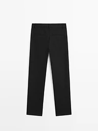 Straight-leg technical trousers