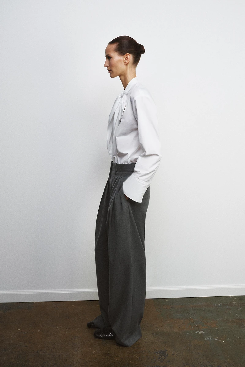 PLEATED PANTS ZW COLLECTION