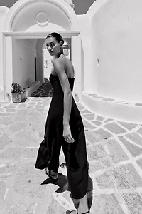 MIDI STRAPLESS JUMPSUIT