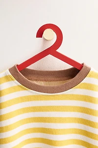ZARA TIMELESS - CONTRAST STRIPE SWEATSHIRT
