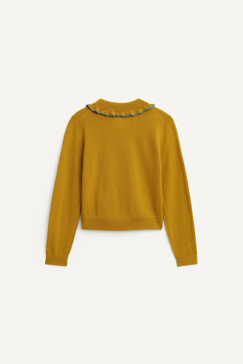 100% WOOL PETER PAN COLLAR JUMPER LIMITED EDITION