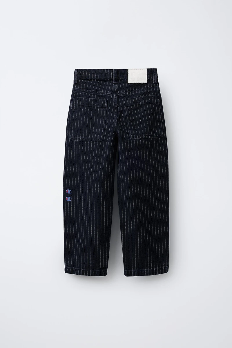 JEAN SKATER RAYURES CHAMPION ® X ZARA
