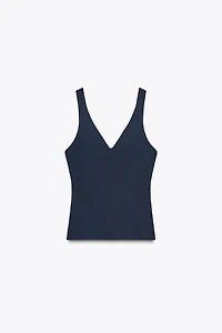 RIB KNIT TOP