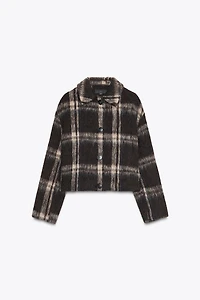 30% WOOL CHECKERED JACKET
