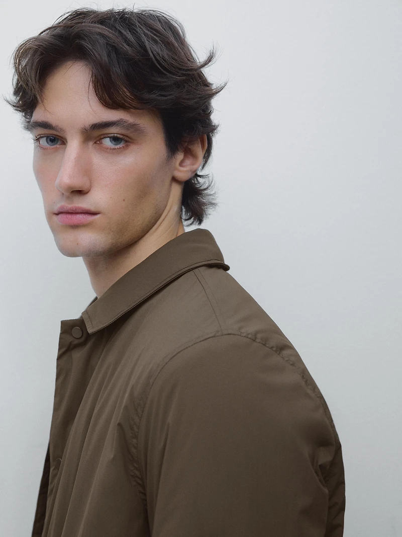 Surchemise matelassée légère et déperlante