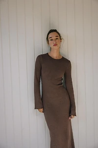 ROBE LONGUE TEXTURÉE