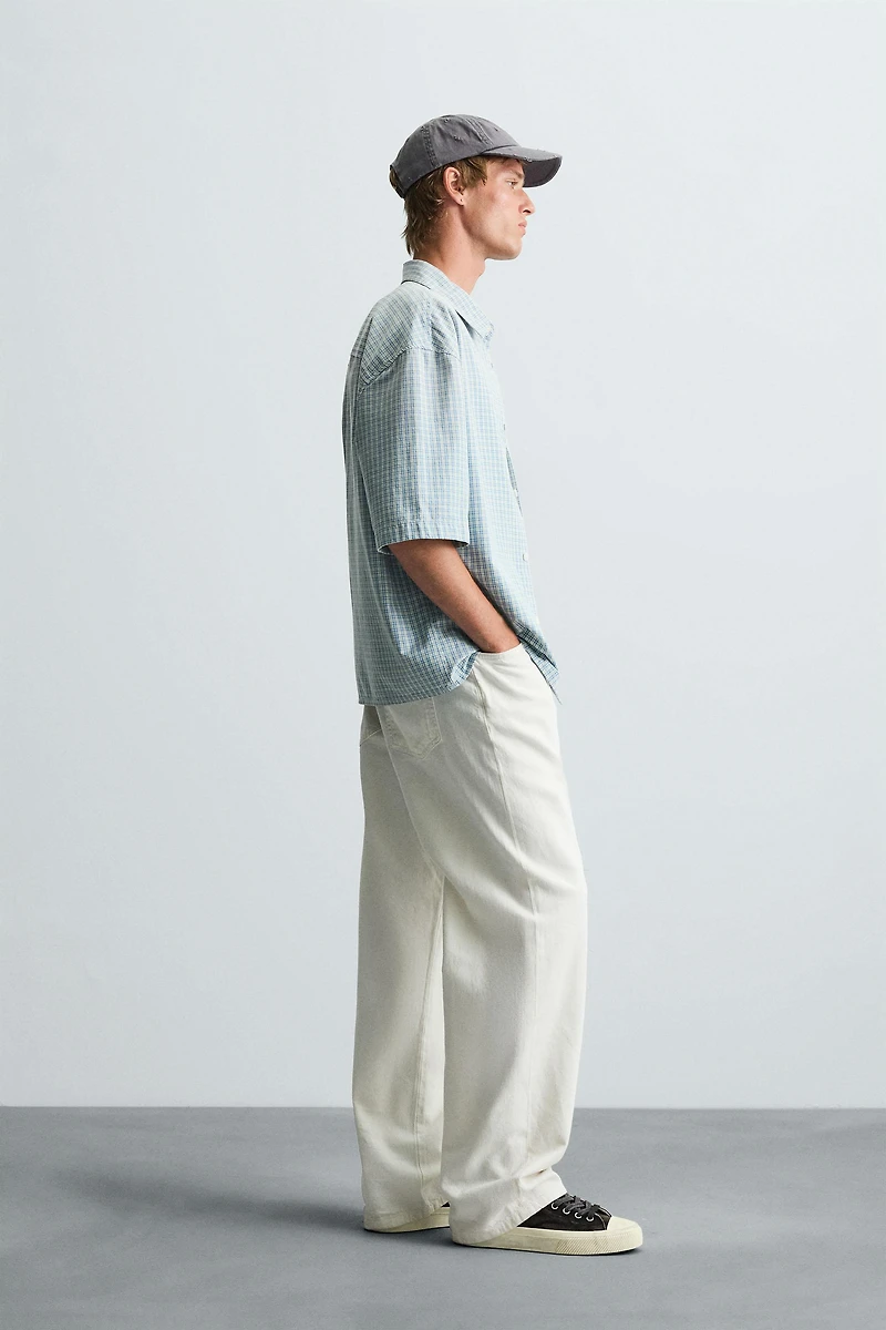 CHEMISE DÉCONTRACTÉE À CARREAUX