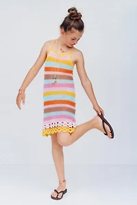 CROCHET KNIT DRESS