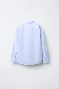 CHEMISE STRUCTURÉE UNIE HABILLÉE