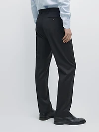 Pantalon de costume en laine froide