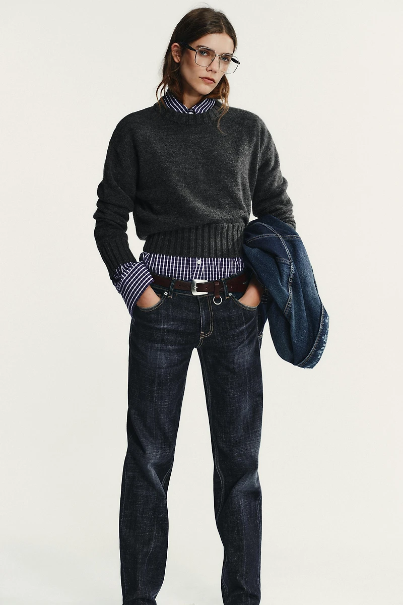 RIB KNIT SWEATER