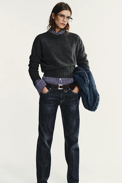 RIB KNIT SWEATER