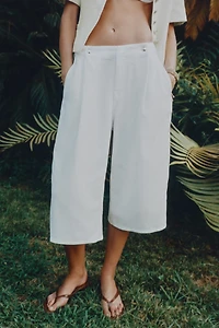 Z1975 DENIM LONG BUTTON SHORTS
