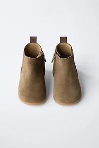 BOTTES EN CROÛTE DE CUIR BAREFOOT