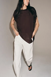 ASYMMETRIC KNIT JUMPER