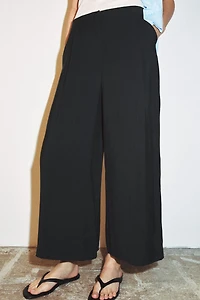 JUPE-CULOTTE À PINCES