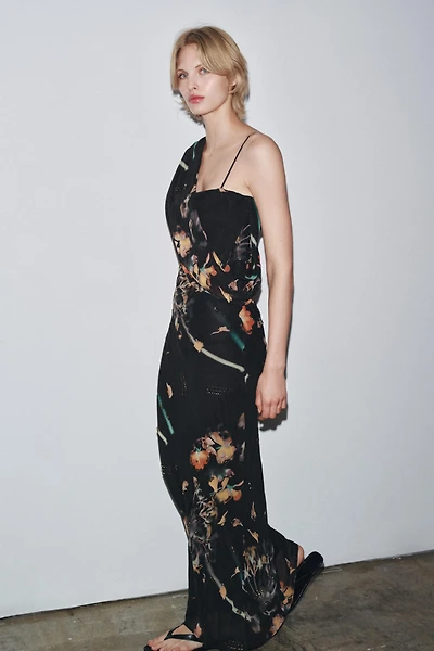 ROBE CAPE IMPRIMÉE FANTAISIE