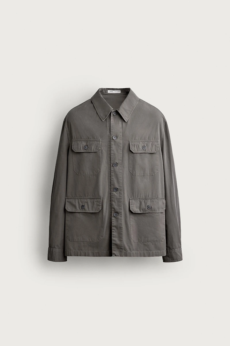 LIGHTWEIGHT POCKET OVERSHIRT