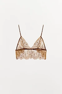 LACE TRIANGLE BRALETTE