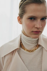 COLLIER CHAÎNE MÉTALLIQUE