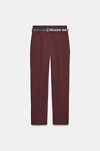 PANTALON TAILLE HAUTE CEINTURE