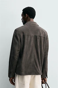 SUEDE LEATHER JACKET