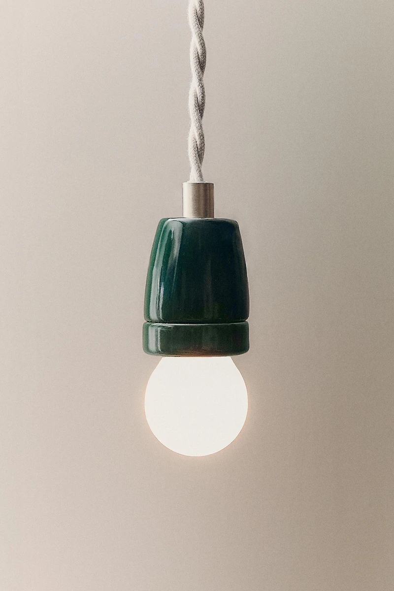 CERAMIC CEILING LAMP CORD