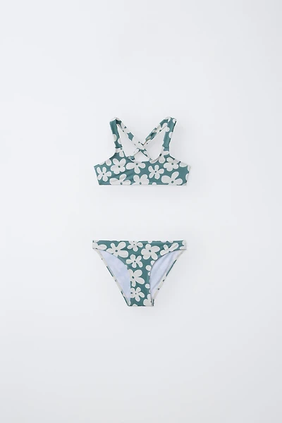 6-14 YEARS/ FLORAL PRINT BIKINI