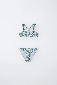6-14 YEARS/ FLORAL PRINT BIKINI