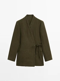 100% linen kimono