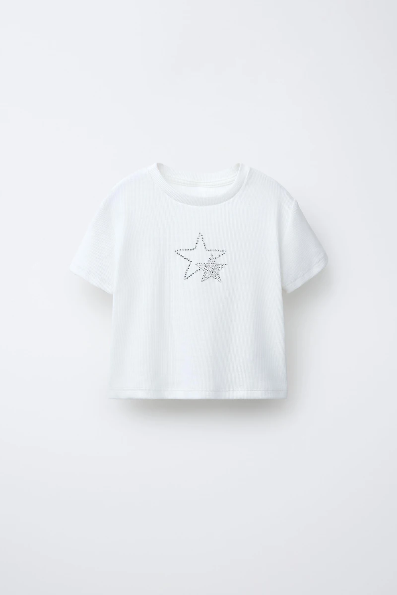 PACK CHEMISE OXFORD AVEC T-SHIRT STRASS