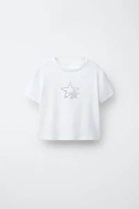 PACK CHEMISE OXFORD AVEC T-SHIRT STRASS