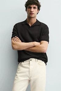 VERTICAL TEXTURED POLO