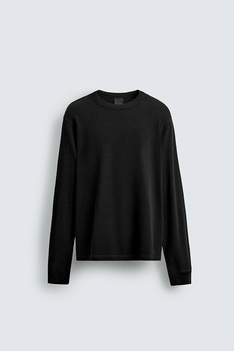 WAFFLE WEAVE T-SHIRT