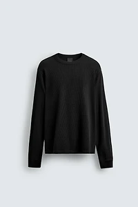 WAFFLE WEAVE T-SHIRT