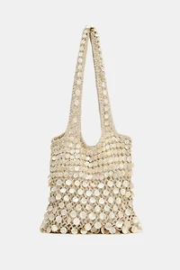 BEADED SHOULDER BAG