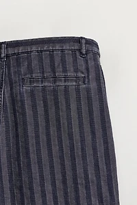 STRIPED RELAXED FIT CHINO PANTS