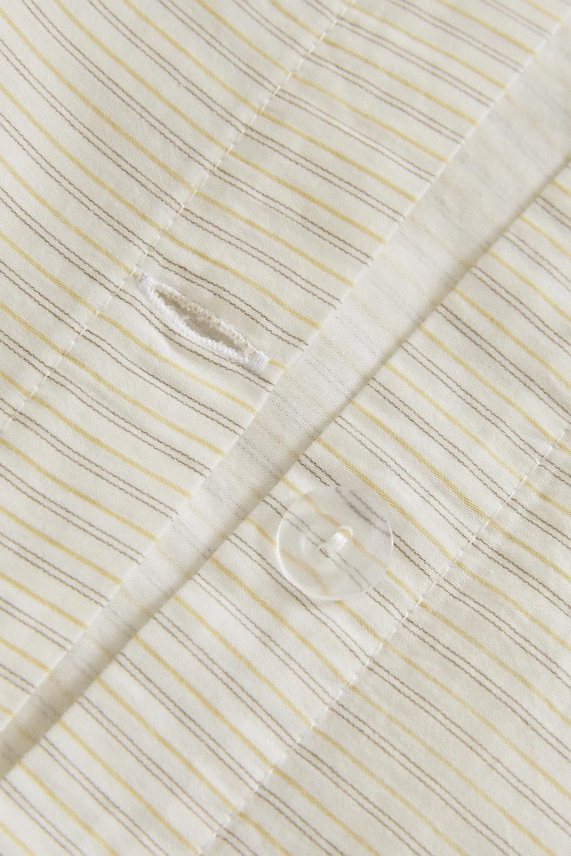 STRIPED SATEEN DUVET COVER (300 THREAD COUNT)